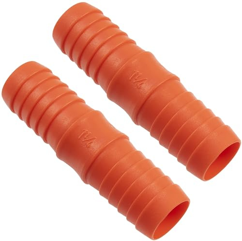 AERZETIX - Juego de 2 Conectores de Unión de Plástico para Manguera de Jardín 1 1/4 con Diámetro Interior ∅32 mm | Empalme para Riego y Reparación de Tubos de Agua