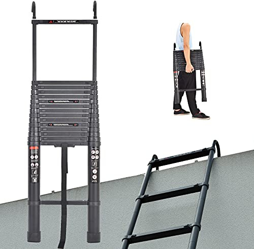 Tavolo pieghevole espandibile per la casa in alluminio 6,2 m Design telescopico multiuso ganci staccabili piedini in gomma antiscivolo supporta 150 kg.