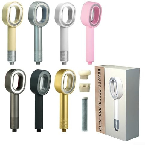 Soffione doccia portatile in ABS 3 in 1 con filtro al carbone integrato per una maggiore pressione dell'acqua e un'efficace rimozione delle impurità dell'acqua (grigio)