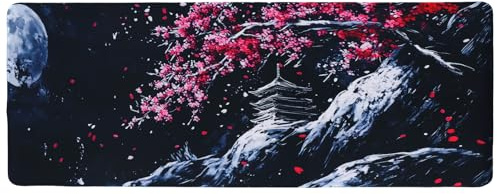 Alfombrilla Ratón XXL, 900x400 mm Mouse Pad Gaming, Alfombrilla Escritorio Grande Antideslizante para Gaming, Oficina, Home Office, Mejora la precisión y la Velocidad
