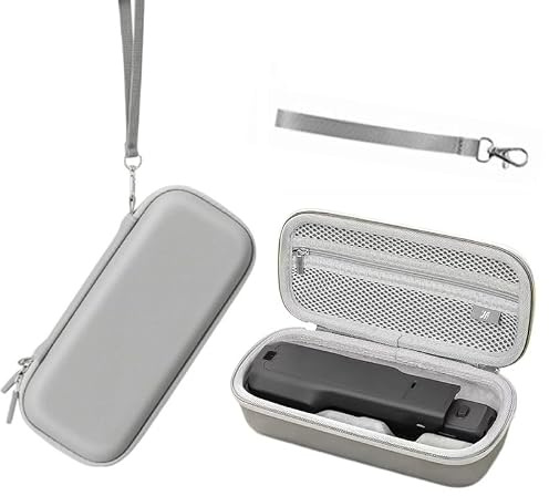 Funda de transporte para Insta 360 Luna Ultra, funda protectora portátil de viaje con pulsera para accesorios Insta360 Luna Ultra, Gray, causal