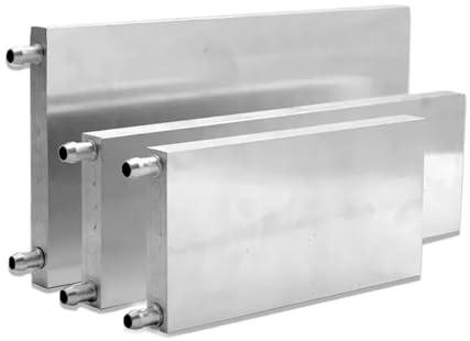 1 st aluminium vattenkylningsblock 80 x 160 80/125 x 250 mm kylare (80 x 160 mm)