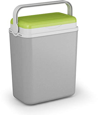 Large Green/Grey 10-36 Litre Cooler Boxes Camping Beach Lunch Picnic Insulated Food - Various Styles Available