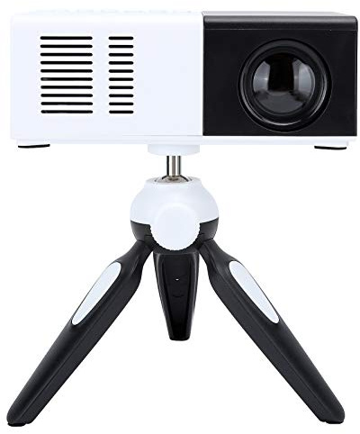 Byged Mini Projecteur, LED Full HD 1080P 1800Lux Vidéoprojecteurs Portable avec Trépied Supporte Carte AVAOAMI/USB/TF Projecteur Cinéma Maison pour Smartphone, PC, TV, Xbox, etc.