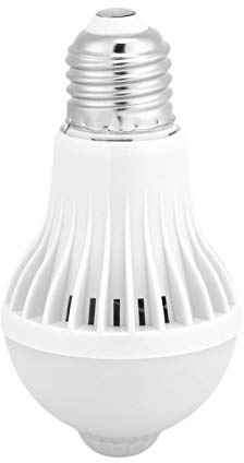Kuuleyn LED-Lampe, E27 Intelligente Erkennung PIR Infrarot-Bewegungsmelder-Licht LED-Lampe, für Keller, Badezimmer oder Flur(7W)