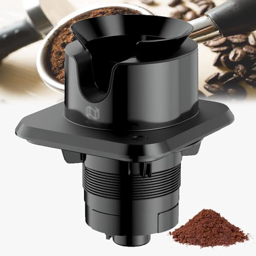 FANYING Nettoyeur de Porte-Filtre à café Automatique à Faible Puissance, Porte-Filtre à café électrique avec 3 Types de brosses, avec capteur de sécurité Anti-accidentel, Facile à Nettoyer,Desktopuse