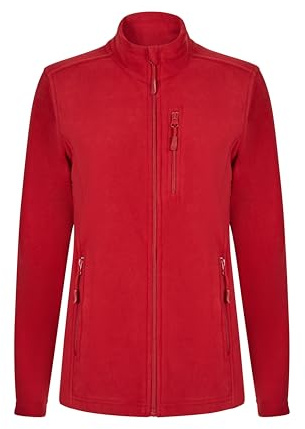 VELILLA 201502W Veste polaire pour femme, rouge, taille S, rouge, S