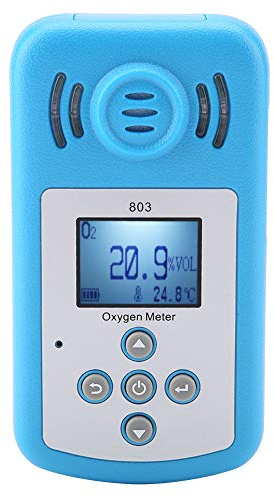 Portable Gas Detector, Digital Display Oxygen Gas Detector, Alarm with Sensor for Metallurgy 10~+50℃