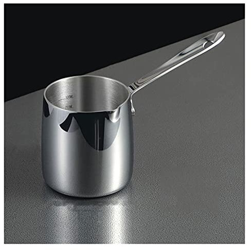 Salsiera Pitcher Milk Brocca in acciaio inox di caffè e tè cucina barca sugo latte scaldatore e vino adatto for la casa regalo ristorante 400ml Bottiglia Per Infusione