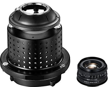 OT1 Focalize Conical Snoots Photo Optique Condensateur Art Effets Spéciaux en Forme De Faisceau De Lumière Cylindre for Mont Flash Light pour la Photographie en Studio(Light Grey)