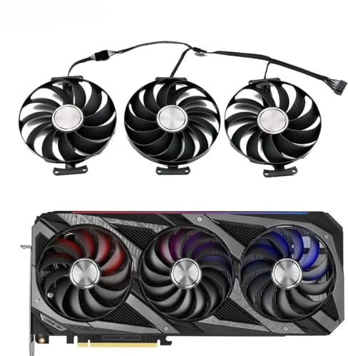 Ventilateur de carte graphique 95 mm CF1010U12D Rog Strix RTX 3060 3070 3080 Ti 3090 GPU Cooler RX 6700