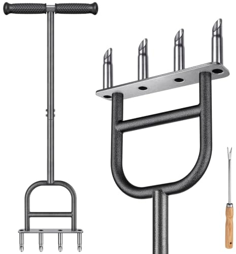BeneLabel Rasenlüfter Aerifiziergabel 4 Hohlspoon/Knock-down Stange