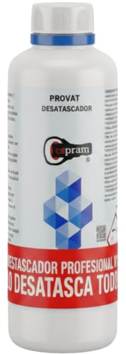 PROVAT Desatascador Tuberías Profesional Químico 1 L (2 kg), Atascos Difíciles, Fregadero, WC y Ducha, Sin Dañar Tuberías (3 Unidades)