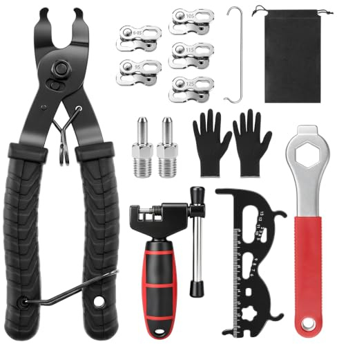 REJOECE Bike Chain Repair Tools Kit, Fit for Bicycles 6-12 Speed Chains