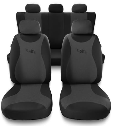 Mossa - Universal Sitzbezüge Auto kompatibel mit Skoda Fabia I, II, III, IV (1999- ) - Autositzbezüge Schonbezüge für Autositze - TR-G1
