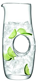 LSA International VO04 Jarra vacía (1,2 L, cristal soplado y hecho a mano, 1 unidad)