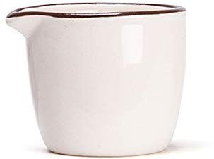 Gravy Boat Japanese-Style Creamer Pot Coffee Milk Cup Maple Syrup Pot No Handle Soup Bowl Steak Western Food Juice Bucket Can Be Heated in The Microwave 60ml Gravy Sauce Boat(White)