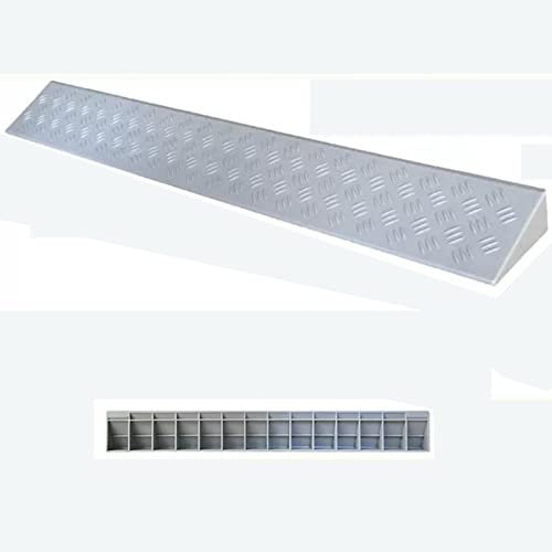 DIBAKO 2cm 3cm 5cm Hoch Türschwellenrampe Bordsteinrampe Indoor Schwellenbrücke Rutschfeste Rollstuhlrampe Tragbar Bordsteinkanten Rampe Für Auto Motorrad Rollern Stufen ( Color : G , Size : 100*14*6c