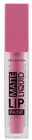 Collection Cosmetics Matte Liquid Lip Paint, Moisturising, Smudge-Proof, Hustler, 3.5ml
