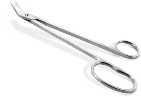 OTTO HERDER NAGELSCHERE FUSSNÄGEL - Extra Lange Nagelschere ca. 19 cm für Senioren aus Edelstahl - Fußnagelschere Nagelschneider mit einseitiger Mikrozahnung