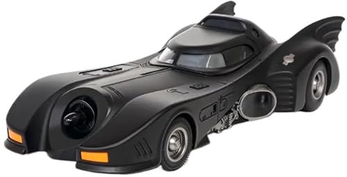 NALora Modèle De Voiture À Échelle Voiture De Sport en Alliage pour Batmobile Bat Film Classique Modèle Voiture Sport en Métal Moulé Sonore Et Lumineuse 1/24 Réplique Fidèle De Voiture