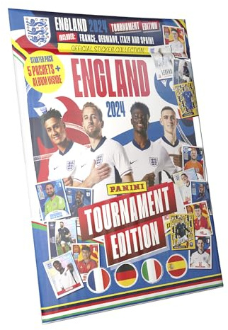 Collezione di adesivi ufficiali dell'Inghilterra 2024, edizione torneo - Starter Pack