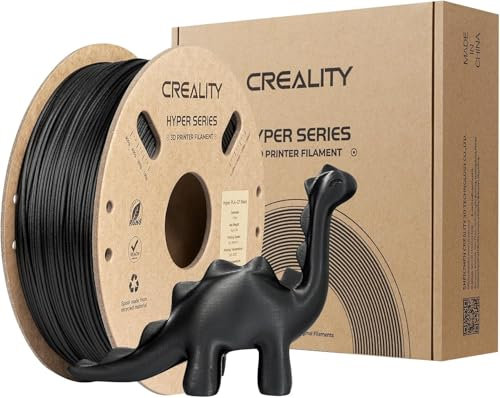 Creality Official Carbon Fibre Hyper PLA Filament, 3D Drucker Filament für Hochgeschwindigkeitsdruck, glatt, Maßgenauigkeit +/-0.03mm, 2.2lbs/Spool