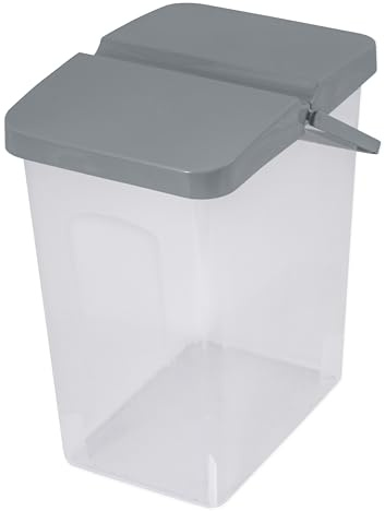 BranQ - Home essential - Universeller Behälter für Waschpulver und Aufbewahrung, Unibox mit Deckel, 10 L
