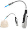 Accendino a gas ricaricabile, a 360°, flessibile, per candele, camino, forno, cucina, barbecue, campeggio (senza gas)