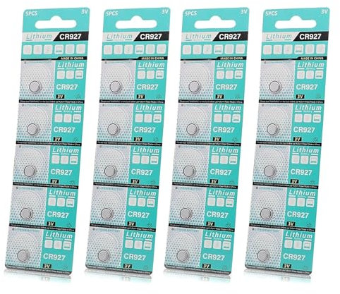 CAZSTYK 5/10/20 Pièces CR927 Piles Bouton 3V Piles Au Lithium 927 pour Montres Calculatrices Jouet Télécommandé