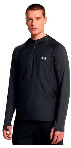 Under Armour Trail Run Hoodie L, Schwarz , L