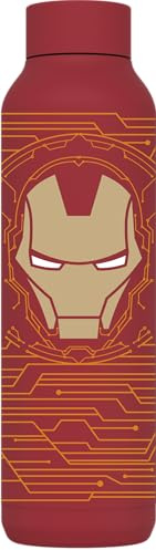 Quokka Borraccia termica in acciaio inox Solid FireBrick Red 630 ml Iron Man