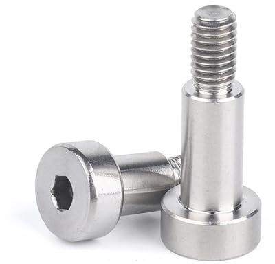 Pernos de rodamiento, pernos de rodamiento,10 piezas M6 de diámetro de 8 mm, acero inoxidable 304, tornillo de cabeza hueca hexagonal, tornillo de hombro de contorno, tornillo de cojinete de metal, to