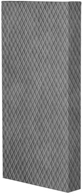 IG Acoustics AcousticBalance 206 Breitbandabsorber, (100x50x6 cm) Akustik Absorber/Schallabsorber/Akustikpaneel/Deckensegel/Deckenabsorber (Grafit (Lederoptik))
