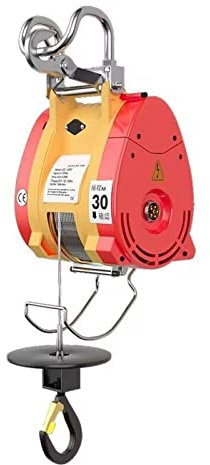 SRFTT 300 kg 30 m Elektroseilzug, kleines Haushaltsseil Elektroseilzugsteuerung Heben Kleiner Kran Doppelhaken