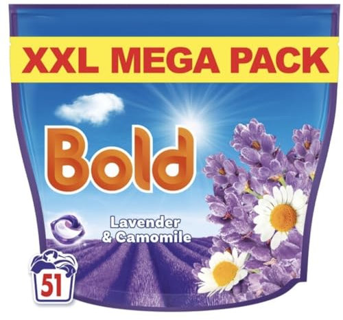 Laundry Detergent Pods, Lavender and Camomile Scent, 51 Washes
