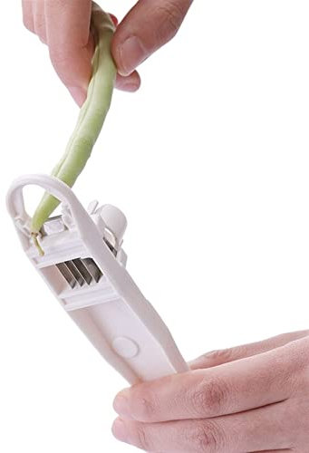ETZRYSYB peeler Bean Slicer Cutter Stringer Remover Peeler French Style Green Bean Vegetable Runner Slicer Cutter Stringer Remover Peeler