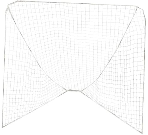 harayaa -Tornetz aus Nylon, tragbar, für Garten und Training, engmaschig gewebt, tragbar, für drinnen und draußen, Weiß 5 Mm