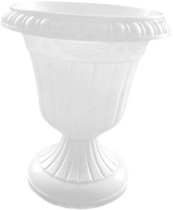 HOODANCOS Pot de Fleurs en Plastique Style Colonne Romaine Jardinière de Balcon Diamètre 25 CM Décoration Porche Mariage et Jardin Accessoire Solide pour Maison et Terrasse