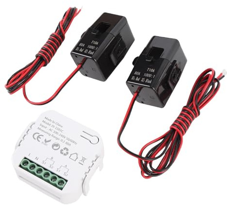RASTKY Compteur d'électricité Intelligent WiFi Multifonctionnel, de L'énergie en Temps Réel, Compteur D'énergie monophasé pour Maison Intelligente