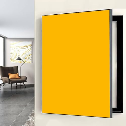 Générique Couvercle de Tableau électrique - Couvercle de disjoncteur en Plastique Rigide pour Maison/hôtel, Cache décoratif pour Compteur électrique et Panneau d'alarme, Style Mural 1 (L x l x H - 45