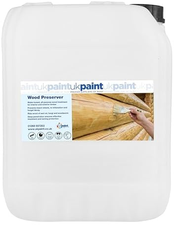 Golden Brown Wood Preserver - Acrylic - 20 litres - Interior/Exterior