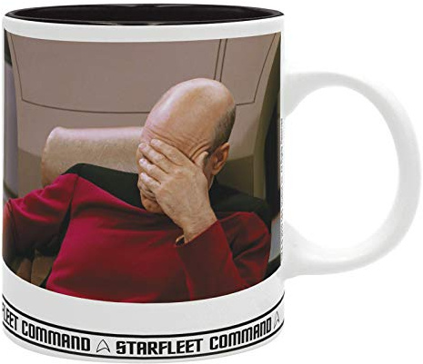 ABYstyle Star Trek - Mug 320 ml - Facepalm - Subli, 1 Stück (1er Pack)