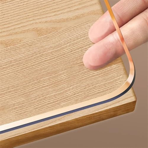 GYYFQH Tischfolie Transparent 2mm/3mm，Transparente Tischdecke Nach Maß，Tischfolie Matt Transparent，Tischfolie Nach Maß Mit Muster，wasserdichte Schutzhülle(StyleA3mm,70×70cm)