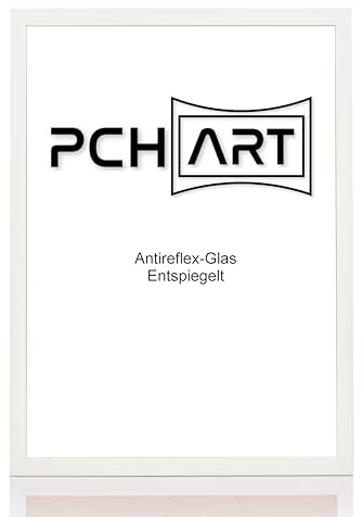 PCH[art] Bildram New Malmø – Anti-Reflex | Färg: Vit | storlek: 84 x 118,8 | elegant ram för dina foton och motiv