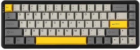 MechLands AK680 MAX 3 Modi Wireless Gaming Keyboard mit 8K Polling Rate, Rapid Trigger Magnetic Keyboard mit Hall-Effekt Schalter, Top Struktur, RGB, QWERTY (Schwarz)