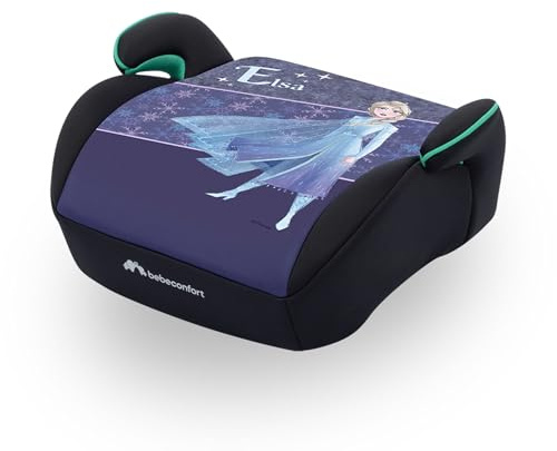 Bebeconfort Disney Manga i-Safe, Asiento Elevador Coche, 6-12 Años, 128–150 cm, 22-36 kg, Silla Coche Frozen, Ligera, Instalación Fácil con Cinturón, Acolchada, Tejidos Tacto Suave, Authentic Frozen