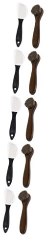 BESPORTBLE 5 Ensembles Kit De Brosse À Bottes Brosse À Chaussures en Poils À Cirage De Nettoyage pour Chaussures en Daim À Récurer Double Face De 2 pièces * 5