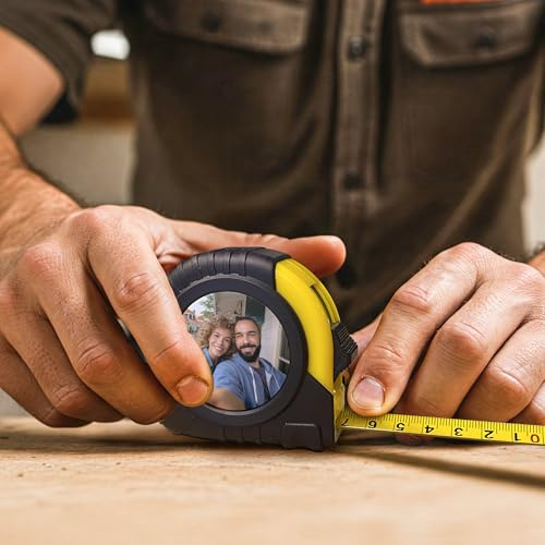 Personalisiertes Maßband mit Foto – Maßband Mit Individueller Gravur, personalisiertes Geschenk für Männer (Personalisiertes Maßband)
