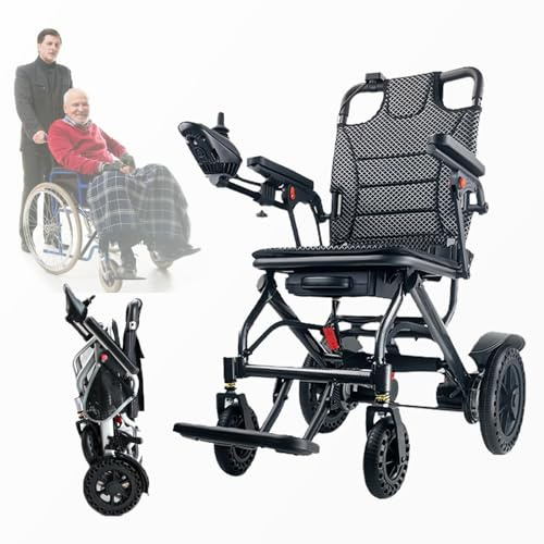 Silla De Ruedas EléCtrica Todoterreno Para Adultos: Modelo Plegable Ligero De 16 Kg Con Dos Motores De 360 ​​W, Homologada Para AerolíNeas. DireccióN De 360°.,20AH